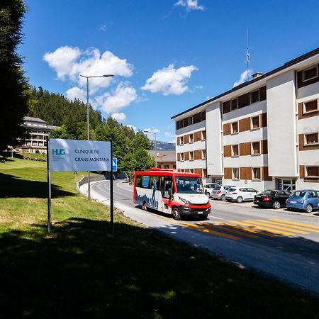 Magnifique Appartement Proche Du Centre Et Du Ski Crans-Montana Luaran gambar