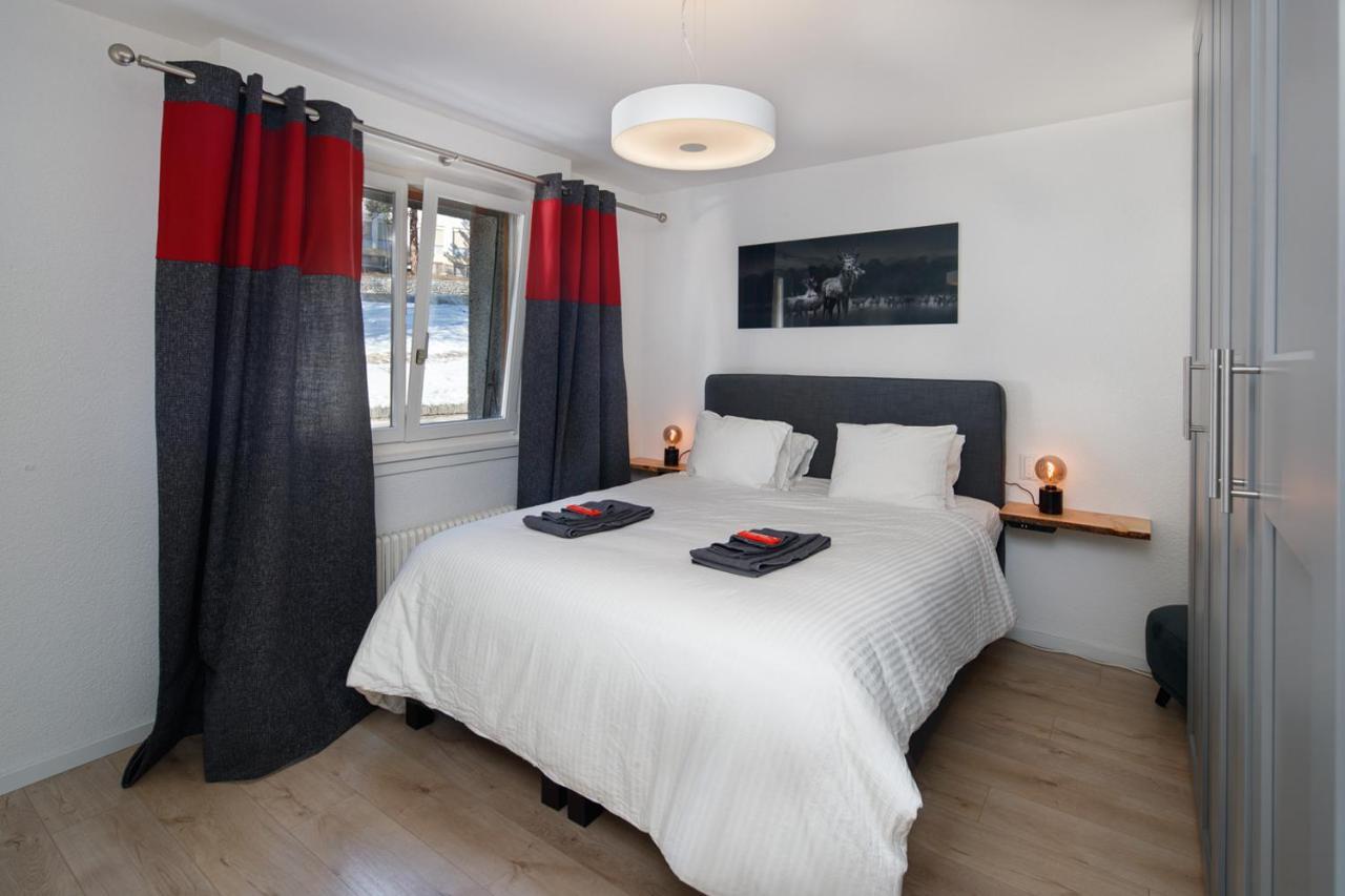 Magnifique Appartement Proche Du Centre Et Du Ski Crans-Montana Luaran gambar