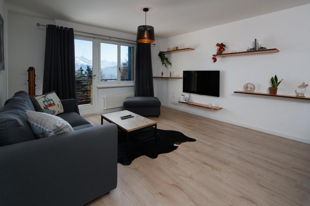 Magnifique Appartement Proche Du Centre Et Du Ski Crans-Montana Luaran gambar