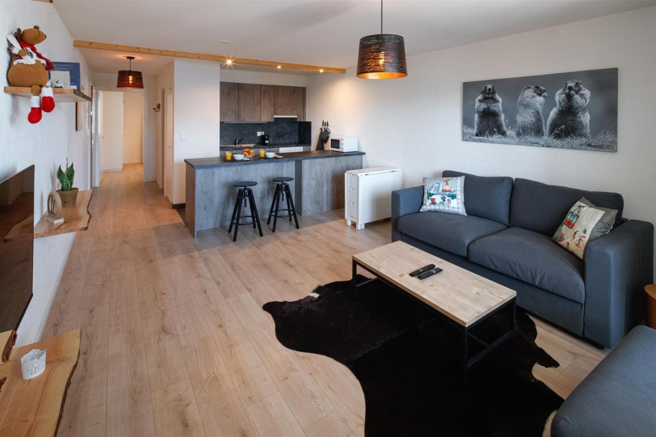 Magnifique Appartement Proche Du Centre Et Du Ski Crans-Montana Luaran gambar
