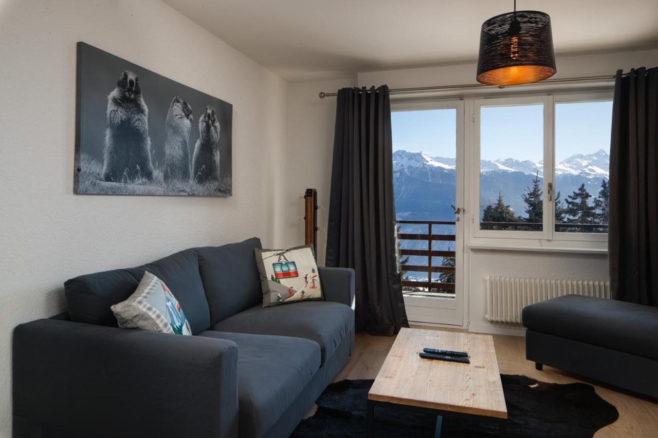 Magnifique Appartement Proche Du Centre Et Du Ski Crans-Montana Luaran gambar